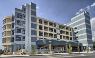 The bold, Art Deco inspired 1500 Condominium in Midtown Harrisburg.